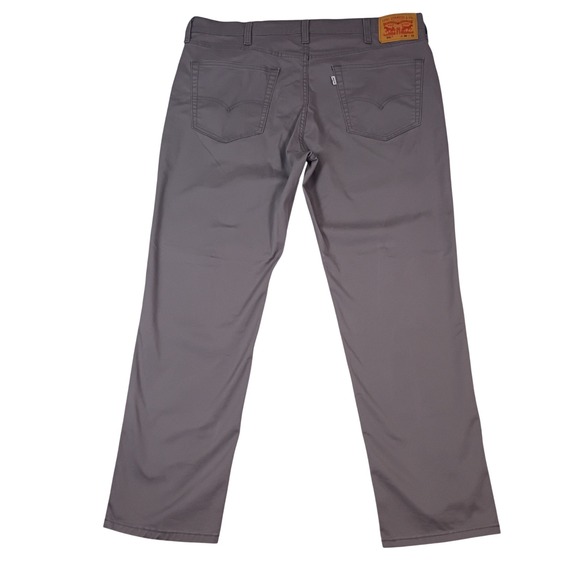 Levis 541 Athletic Fit Performance Stretch Gray Pants Mens W38 L32 Fits 40x30 - Picture 3 of 15